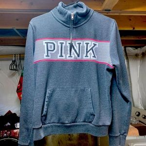 Victoria’s Secret half zip sweatshirt, Lg